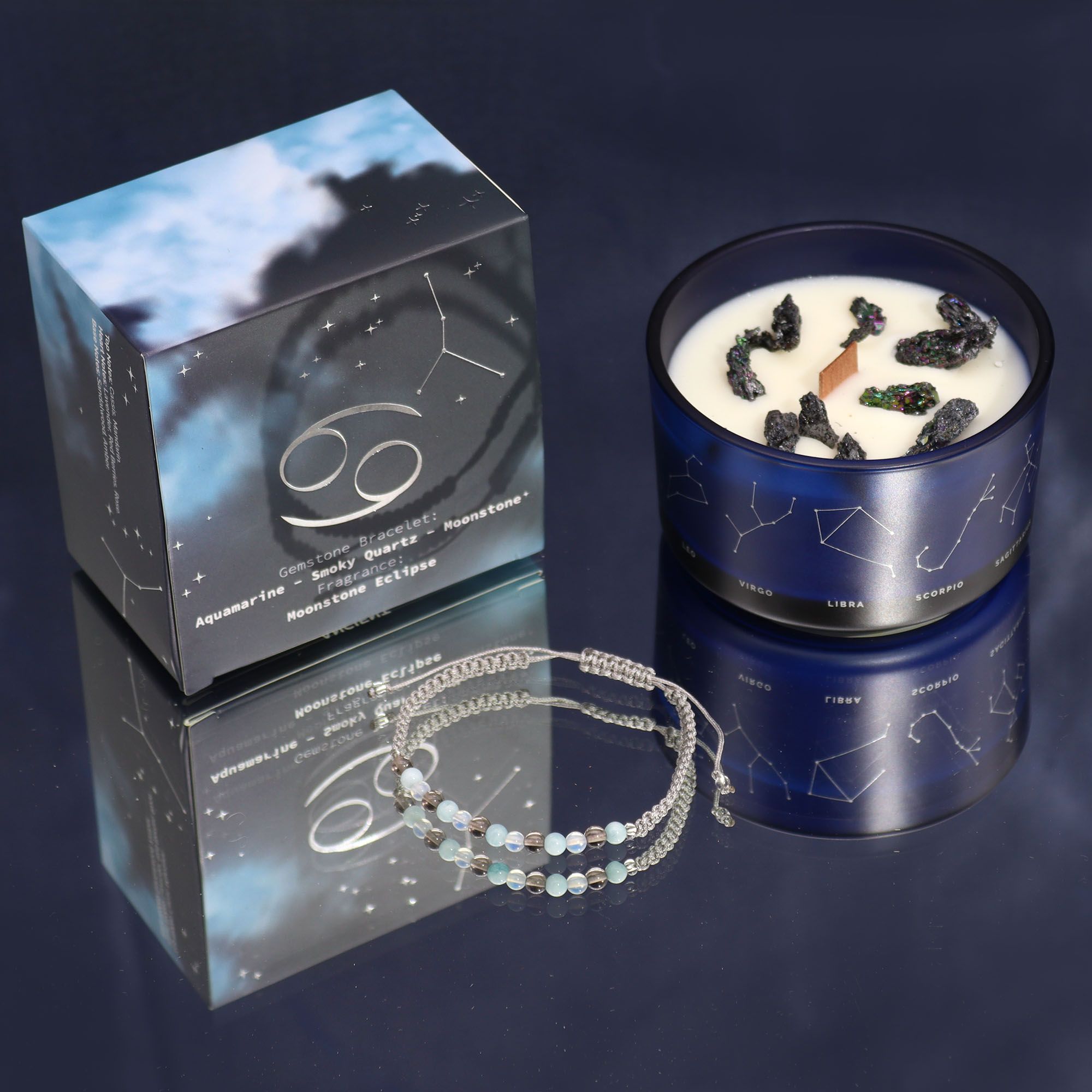 Candles – Zodiac Crystal Candle